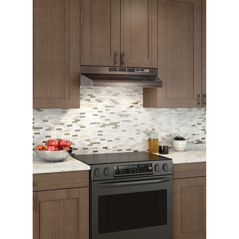 30 black stainless steel under cabinet range hood|30 inch stainless cabinet hood.